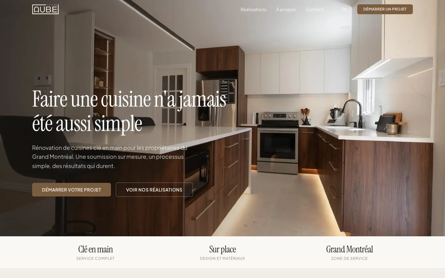 Cuisine Aube website homepage
